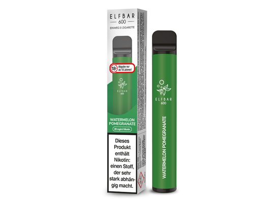 Elfbar - 600 Einweg E-Zigarette - Watermelon Pomegranate 20 mg/ml