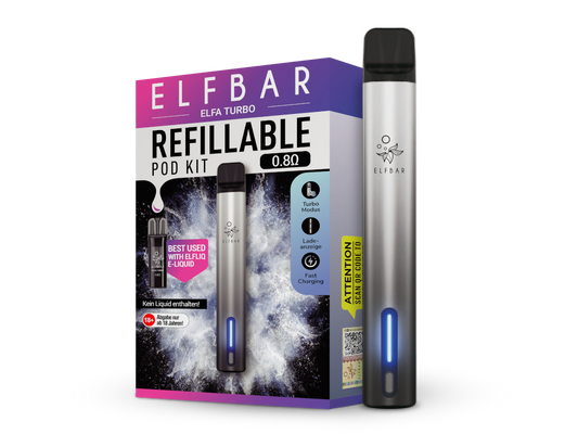Elfbar - Elfa Turbo E-Zigaretten Set aurora-schwarz