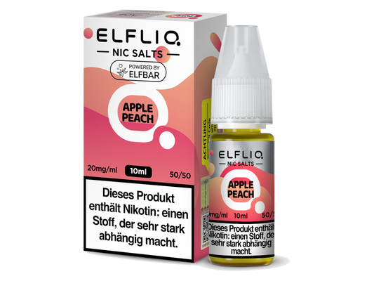 ELFLIQ - Apple Peach - Nikotinsalz Liquid 20 mg/ml