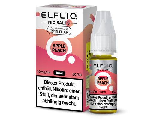 ELFLIQ - Apple Peach - Nikotinsalz Liquid 10 mg/ml