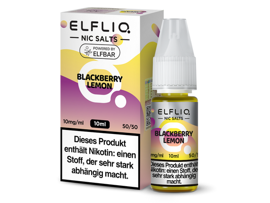 ELFLIQ - Blackberry Lemon - Nikotinsalz Liquid 10 mg/ml