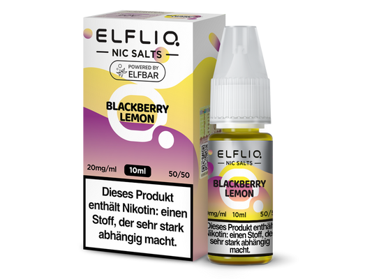 ELFLIQ - Blackberry Lemon - Nikotinsalz Liquid 20 mg/ml
