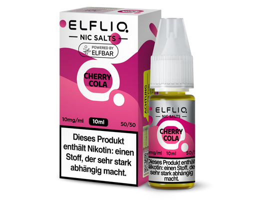 ELFLIQ - Cherry Cola - Nikotinsalz Liquid 10 mg/ml