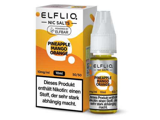 ELFLIQ - Pineapple Mango Orange - Nikotinsalz Liquid 10 mg/ml