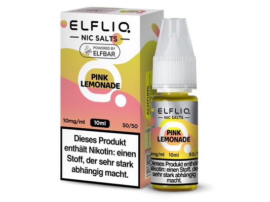 ELFLIQ - Pink Lemonade - Nikotinsalz Liquid 10 mg/ml