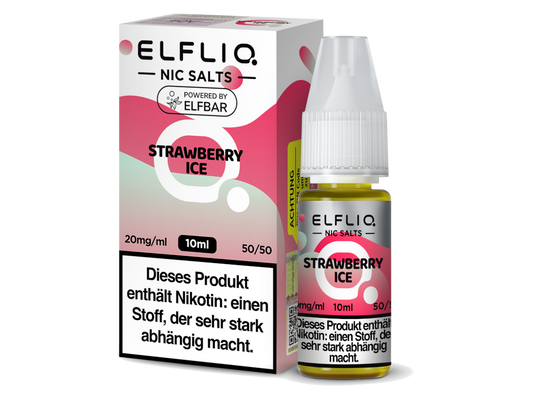 ELFLIQ - Strawberry Ice - Nikotinsalz Liquid 20 mg/ml
