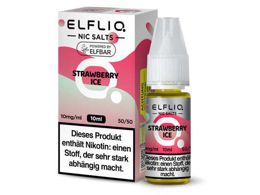 ELFLIQ - Strawberry Ice - Nikotinsalz Liquid 10 mg/ml