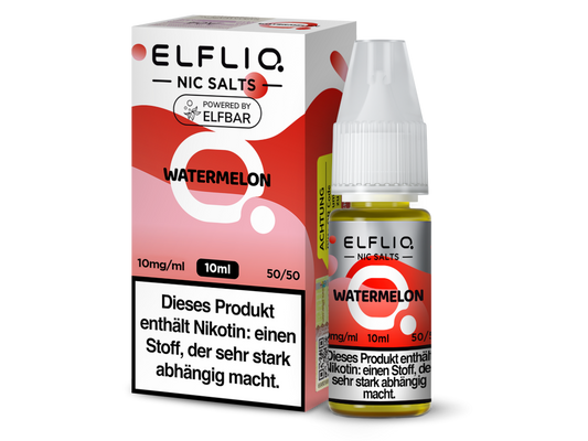 ELFLIQ - Watermelon - Nikotinsalz Liquid 10 mg/ml