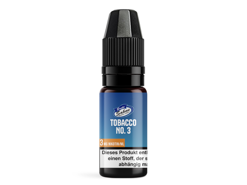 Erste Sahne - Tobacco No.3 - E-Zigaretten Liquid 3 mg/ml