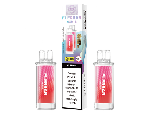 Flerbar - POD Alberry 20 mg/ml (2 Stück pro Packung)