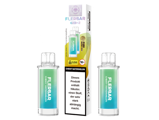 Flerbar - POD Chewy Watermelon 20 mg/ml (2 Stück pro Packung)
