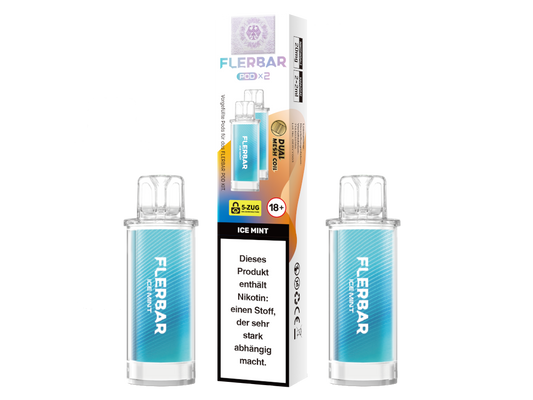 Flerbar - POD Ice Mint 20 mg/ml (2 Stück pro Packung)