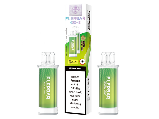 Flerbar - POD Lemon Mint 20 mg/ml (2 Stück pro Packung)