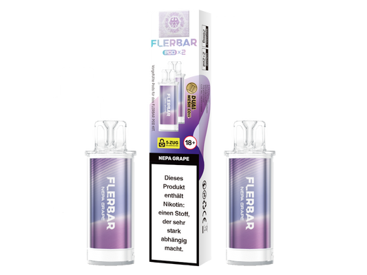 Flerbar - POD Nepa Grape 20 mg/ml (2 Stück pro Packung)