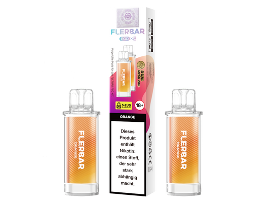 Flerbar - POD Orange 20 mg/ml (2 Stück pro Packung)