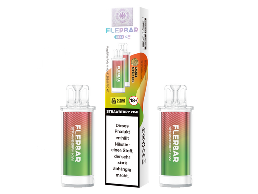Flerbar - POD Strawberry Kiwi 20 mg/ml (2 Stück pro Packung)