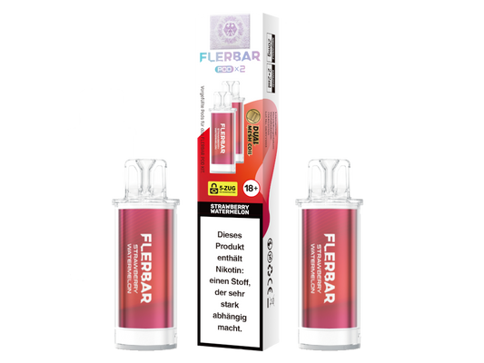 Flerbar - POD Strawberry Watermelon 20 mg/ml (2 Stück pro Packung)