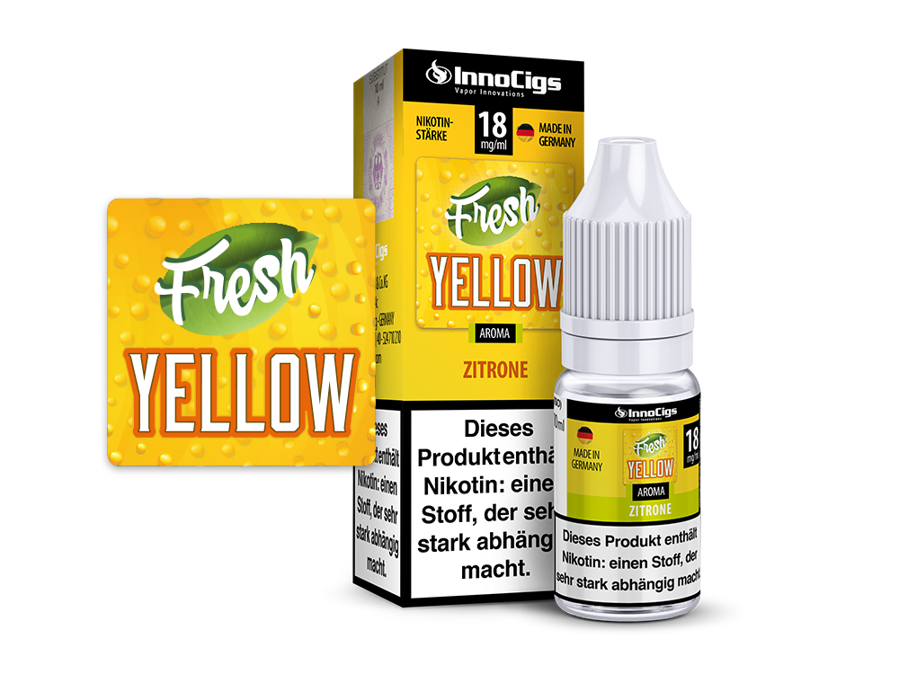InnoCigs - Fresh Yellow Zitrone Aroma 0 mg/ml