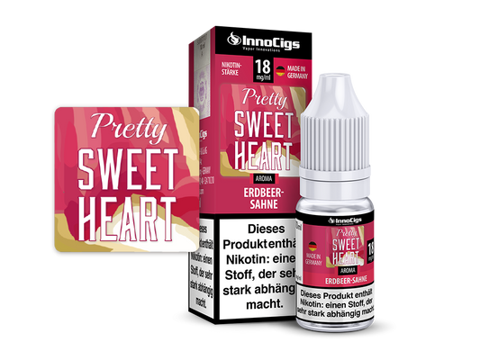 InnoCigs - Pretty Sweetheart Sahne-Erdbeer Aroma 0 mg/ml