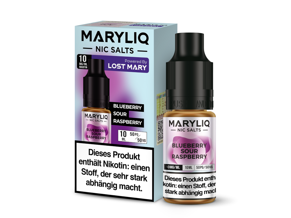 MARYLIQ - Blueberry Sour Raspberry - Nikotinsalz Liquid 10 mg/ml