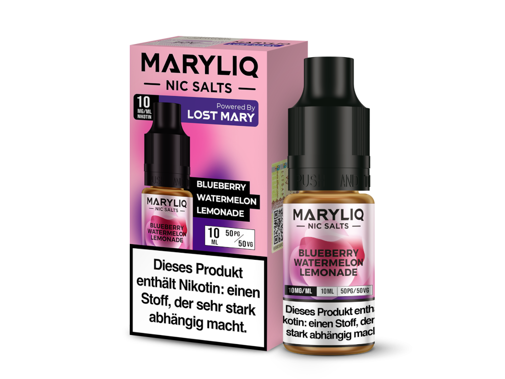 MARYLIQ - Blueberry Watermelon Lemonade - Nikotinsalz Liquid 10 mg/ml