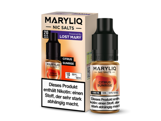 MARYLIQ - Citrus Sunrise - Nikotinsalz Liquid 20 mg/ml