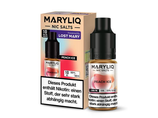 MARYLIQ - Peach Ice - Nikotinsalz Liquid 10 mg/ml