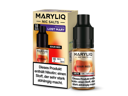 MARYLIQ - Sour Red - Nikotinsalz Liquid 10 mg/ml