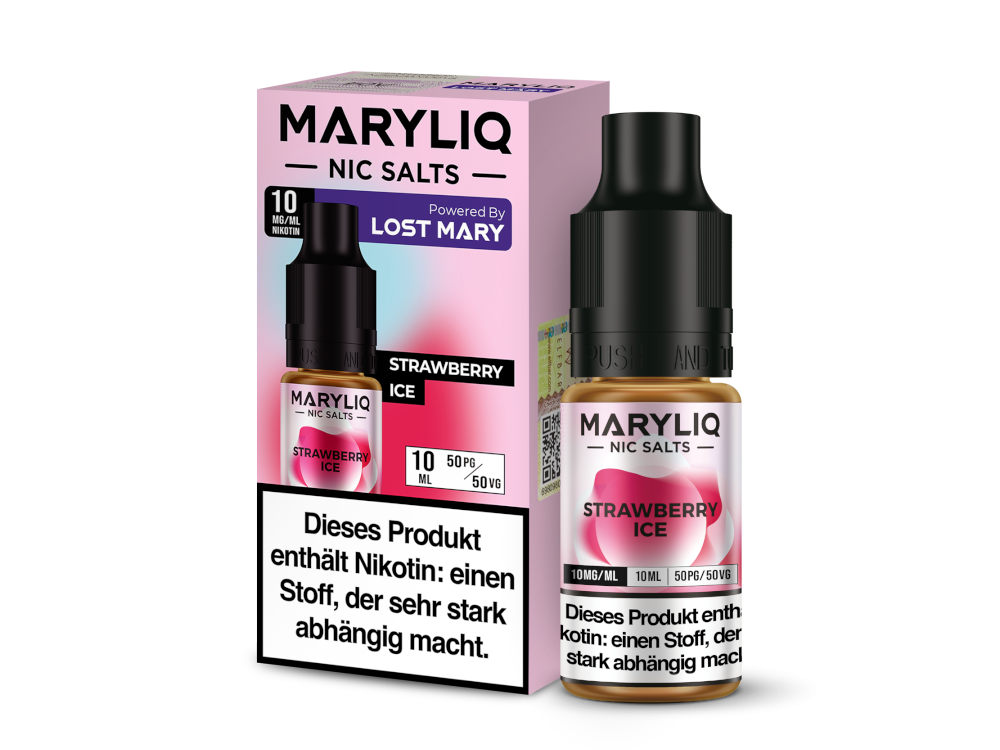 MARYLIQ - Strawberry Ice - Nikotinsalz Liquid 10 mg/ml