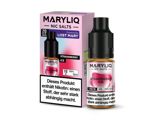 MARYLIQ - Strawberry Ice - Nikotinsalz Liquid 20 mg/ml