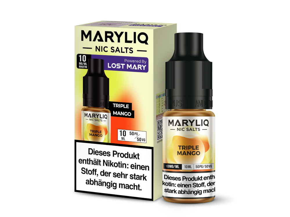 MARYLIQ - Triple Mango - Nikotinsalz Liquid 10 mg/ml