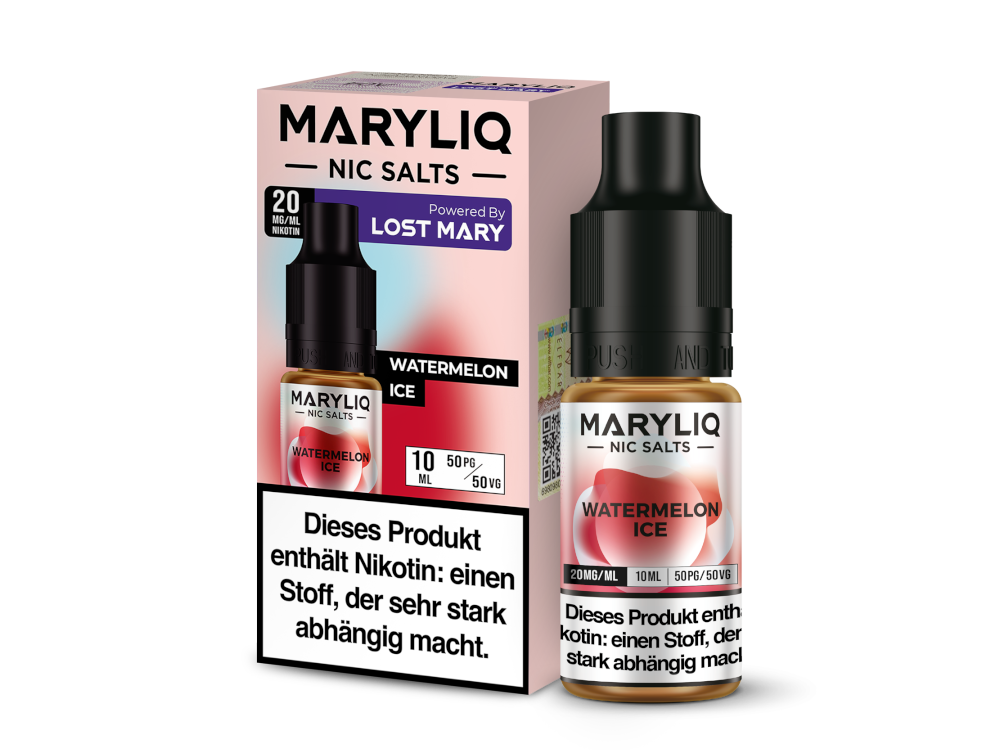 MARYLIQ - Watermelon Ice - Nikotinsalz Liquid 20 mg/ml