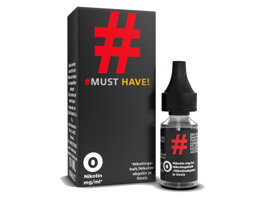Must Have - # - E-Zigaretten Liquid 0 mg/ml