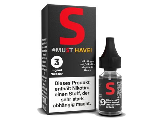 Must Have - S - E-Zigaretten Liquid 3 mg/ml