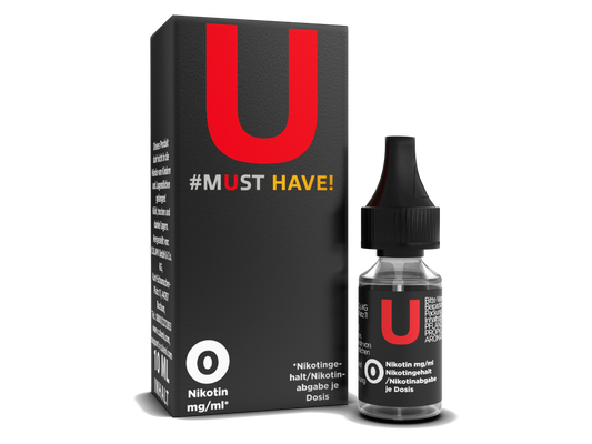 Must Have - U - E-Zigaretten Liquid 0 mg/ml