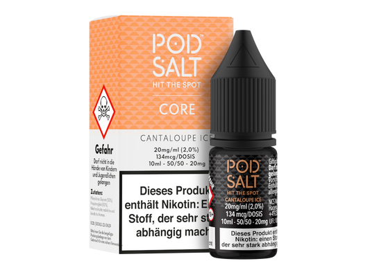 Pod Salt Core - Cantaloupe Ice - Nikotinsalz Liquid 20 mg/ml