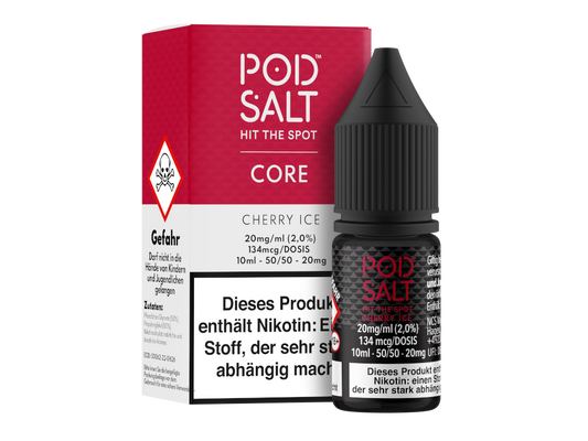 Pod Salt Core - Cherry Ice - Nikotinsalz Liquid 20 mg/ml