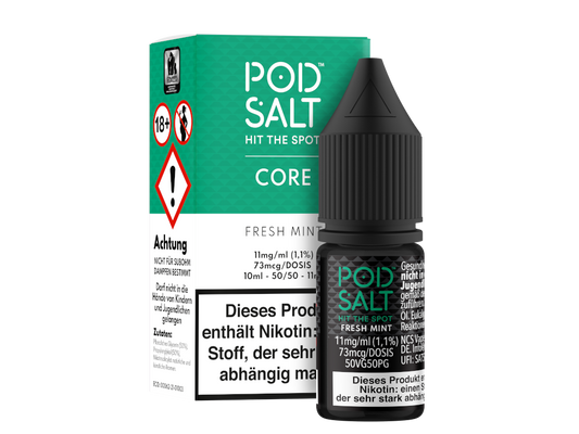 Pod Salt Core - Fresh Mint - Nikotinsalz Liquid 11 mg/ml