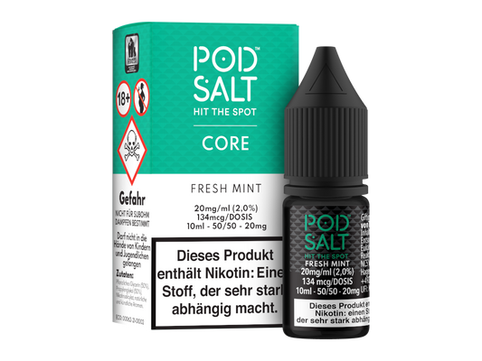 Pod Salt Core - Fresh Mint - Nikotinsalz Liquid 20 mg/ml