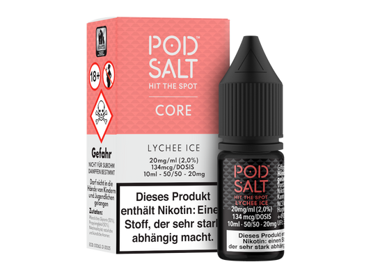 Pod Salt Core - Lychee Ice - Nikotinsalz Liquid 20 mg/ml