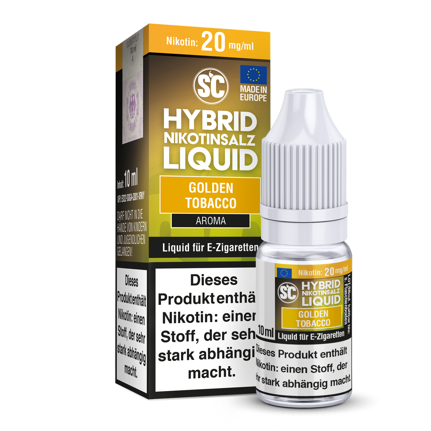 SC - Golden Tobacco - Hybrid Nikotinsalz Liquid 5 mg/ml