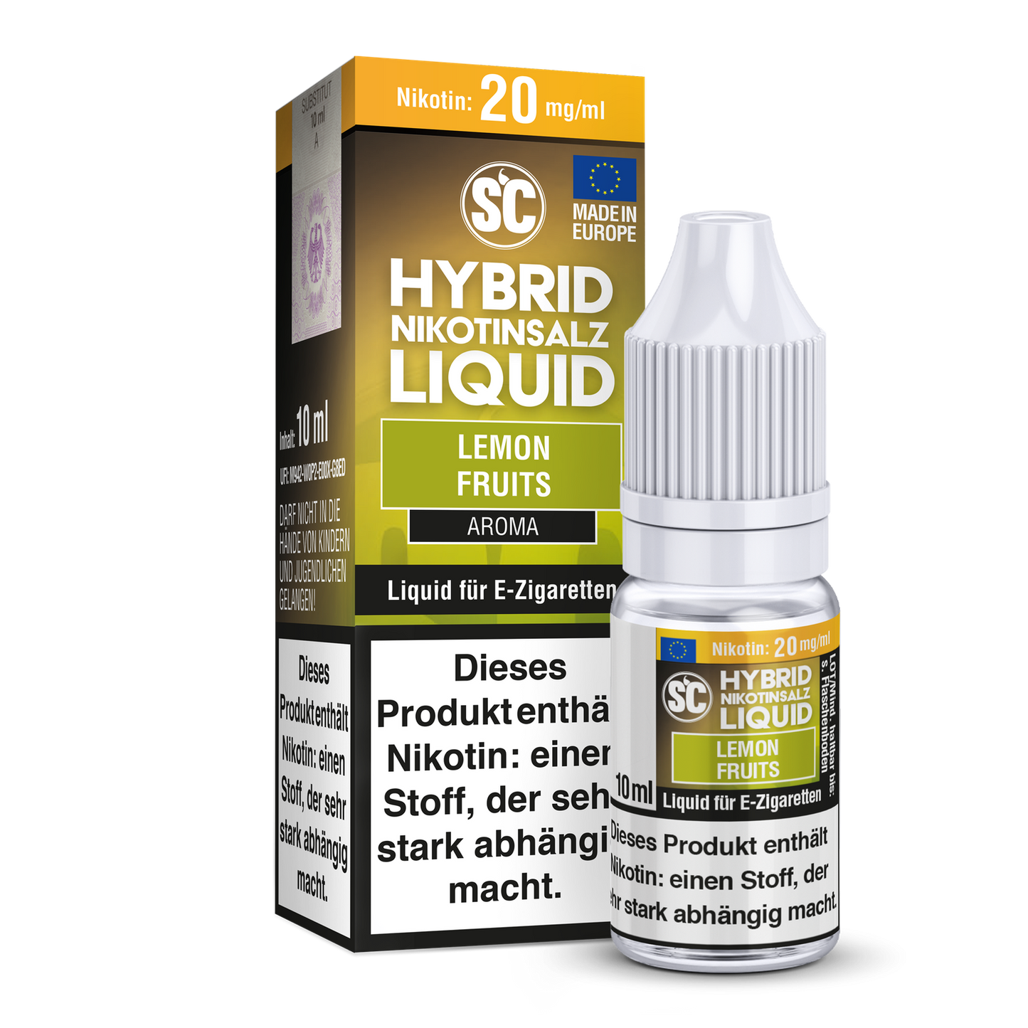 SC - Lemon Fruits - Hybrid Nikotinsalz Liquid 20 mg/ml
