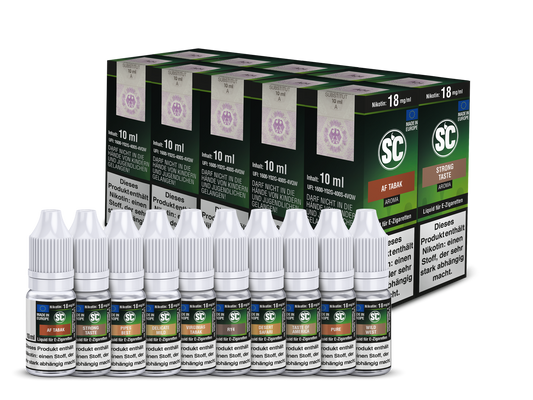 SC Liquid - Tobacco Probierbox 0 mg/ml