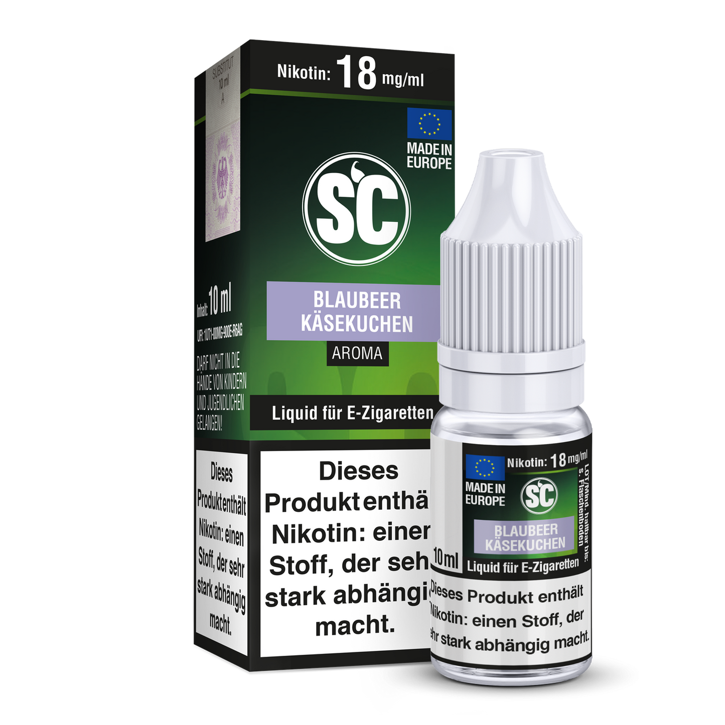 SC Liquid - Blaubeer Käsekuchen 3 mg/ml
