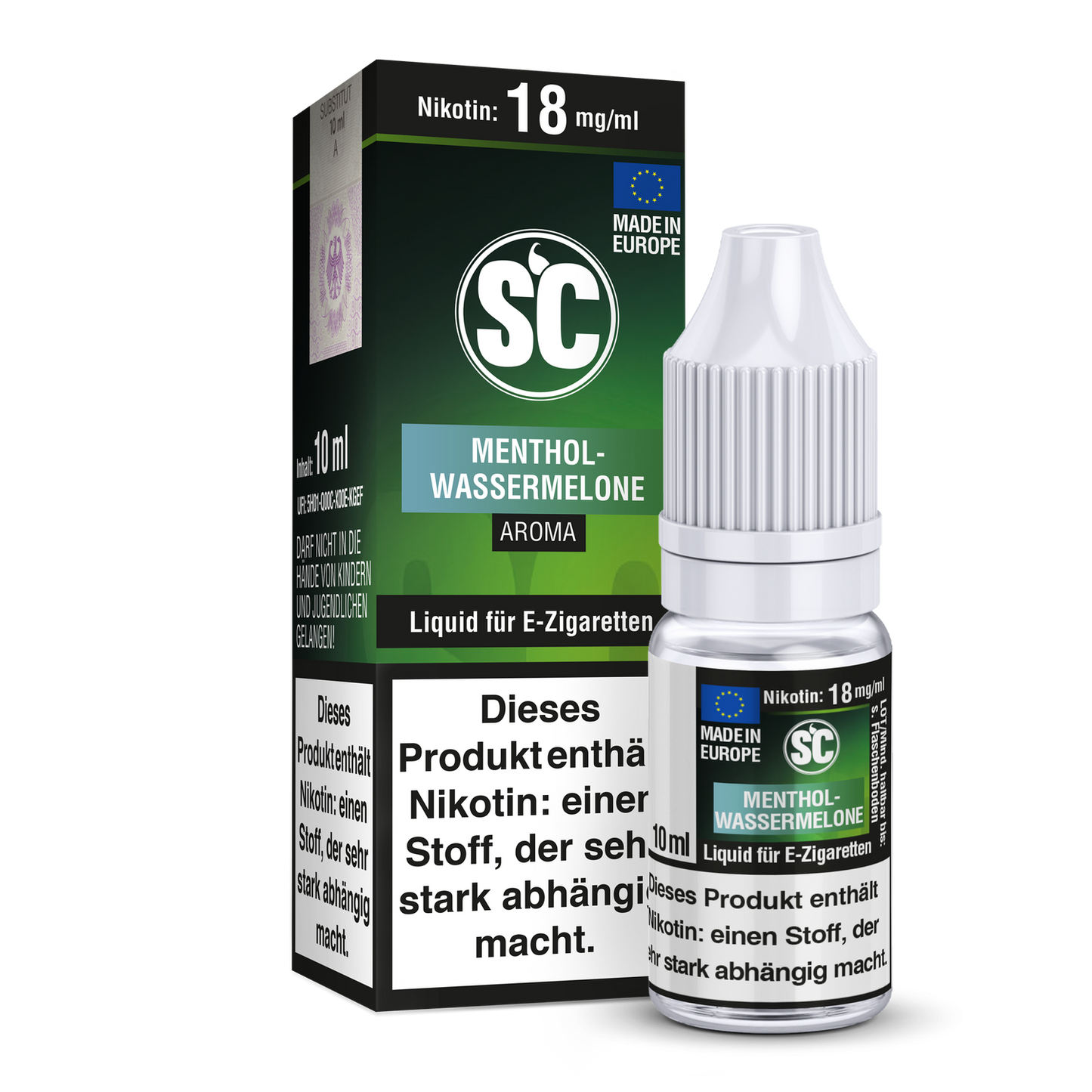 SC Liquid - Menthol-Wassermelone 0 mg/ml