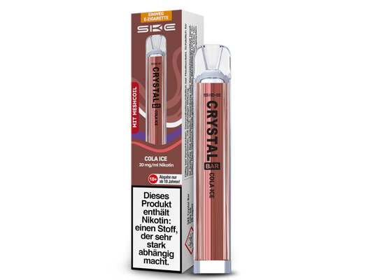 SKE - Crystal Bar Einweg E-Zigarette - Cola Ice 20 mg/ml
